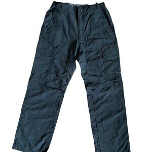 Eddie Bauer Convertible Nylon Pants Shorts Hiking Adjustable Waist Kids XL 14
